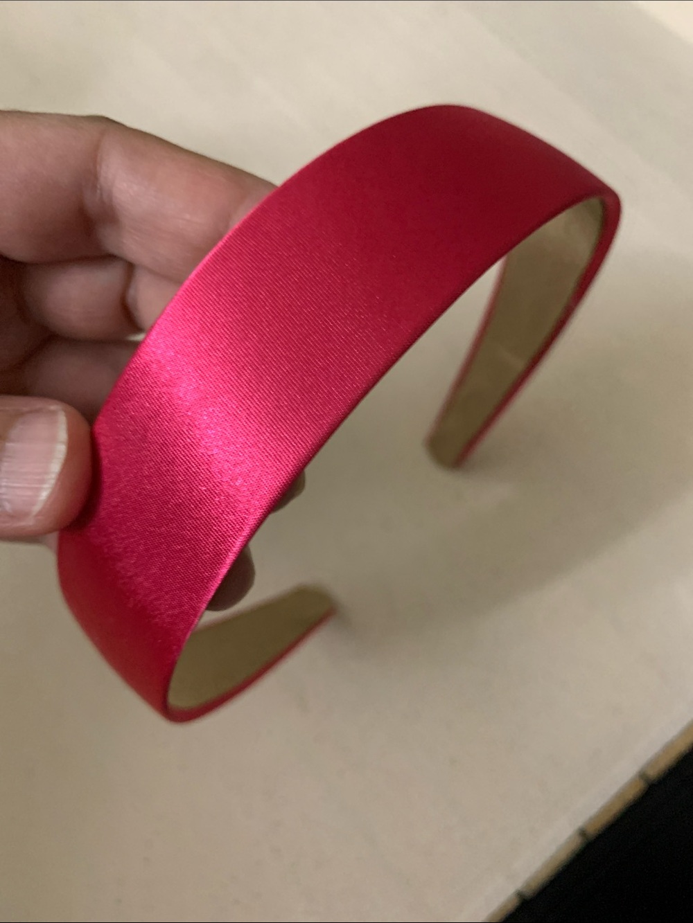 Satin Padded Headband in Vibrant pink 2 for $10